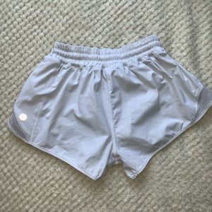 White Lululemon Hotty Hot Shorts 🤍